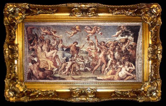 framed  CARRACCI, Annibale Triumph of Bacchus and Ariadne sdg, ta009-2